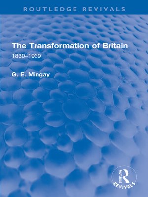 cover image of The Transformation of Britain